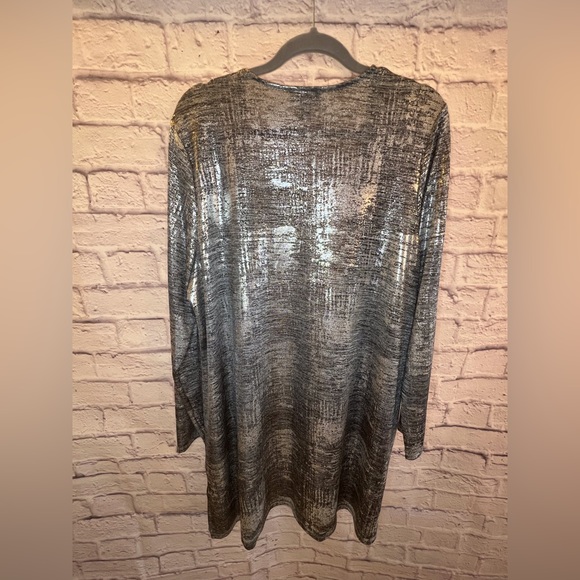 JSP Woman Silver Long Jacket/Wrap - Picture 2 of 4